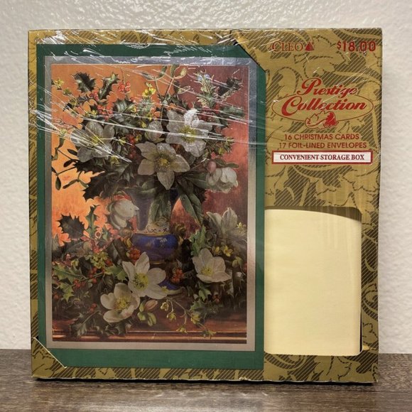 Vintage Prestige Collections 11 Christmas Cards and 11 Foil Lined Envelopes - Picture 6 of 8